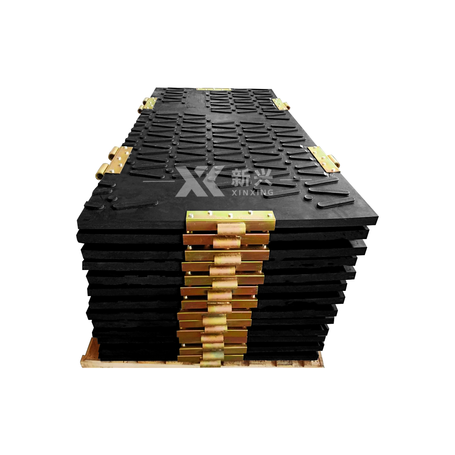 Hexagon Ground Protection Bog Mats Heavy Duty Plate with Connectors