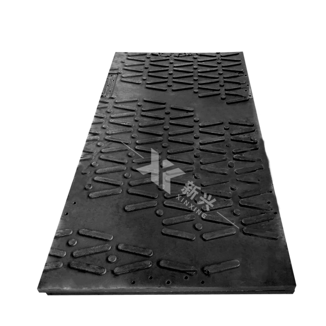 Heavy duty mold pressed ground mats mining industry truckway road access mats
