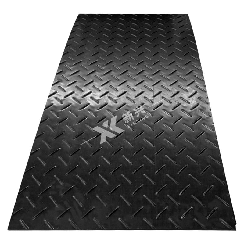 HDPE Extruded Board Bog Mat Track Mat Road Way System Durable Antslip HDPE Temporary Road Mats