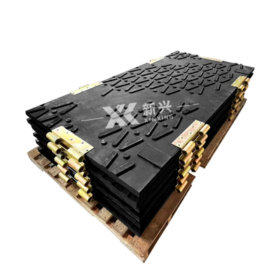 Hexagon Ground Protection Bog Mats Heavy Duty Plate with Connectors