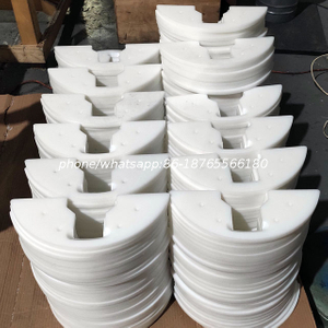 Customized round bottom flights paper machine doctor blade uhmwpe belt scrape