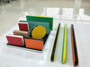 Two-Color Laminated HDPE Board 20mm Thick Frosted Polyethylene Orange Peel Matt Texture UV Resistant Smooth Surface Colorful PE