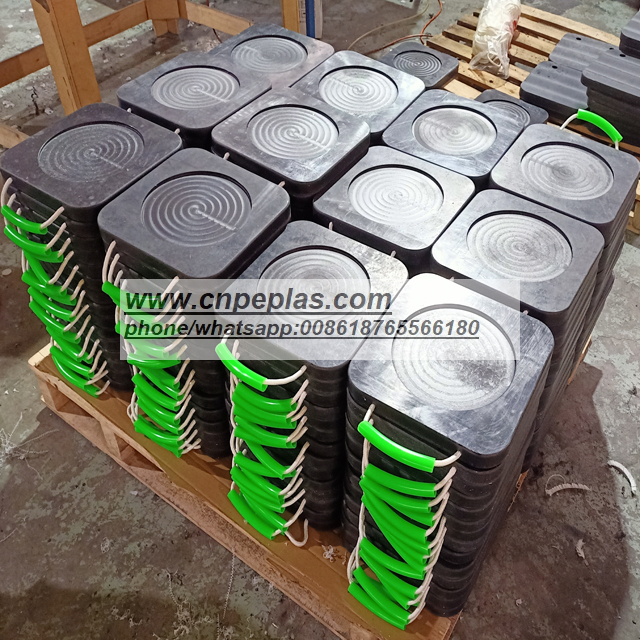 HDPE/uhmwpe Plastic Crane Outrigger Pad/truck Crane Leg Support/rv Jack Pad