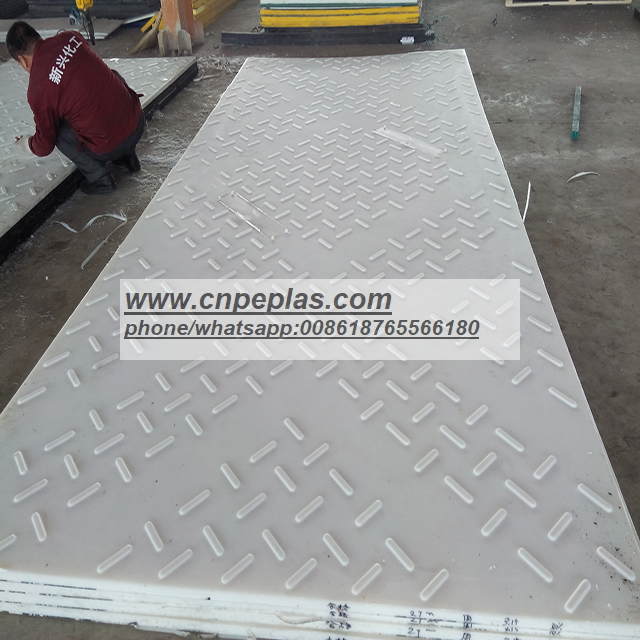 White Color 38mm 4500x2000mm Ground Mats Bog Mats Rig Mats