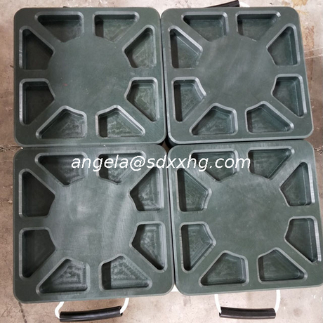 400x400x40mm Square Outrigger Pad / Crane Outrigger Mats