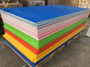 Two-Color Laminated HDPE Board 20mm Thick Frosted Polyethylene Orange Peel Matt Texture UV Resistant Smooth Surface Colorful PE