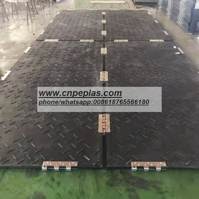 4000x2500mm Heavy Duty Composite Temporary Ground Protection Mats Construction Road Mats Bog Mats