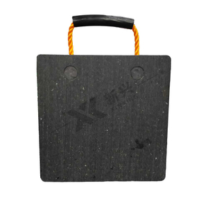 Heavy Duty UHMWPE Crane Outrigger Pad Anti-Slip Ground Support Mat for Construction