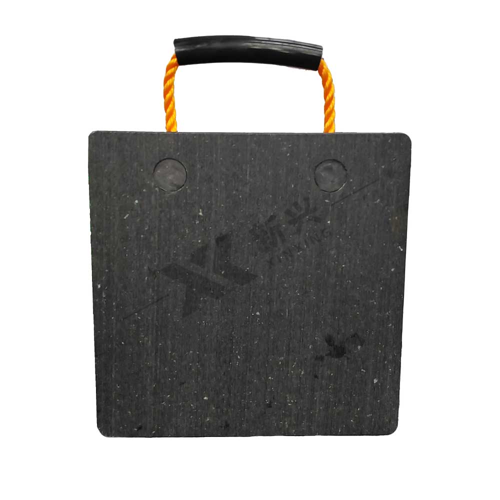 Heavy Duty UHMWPE Crane Outrigger Pad Anti-Slip Ground Support Mat for Construction