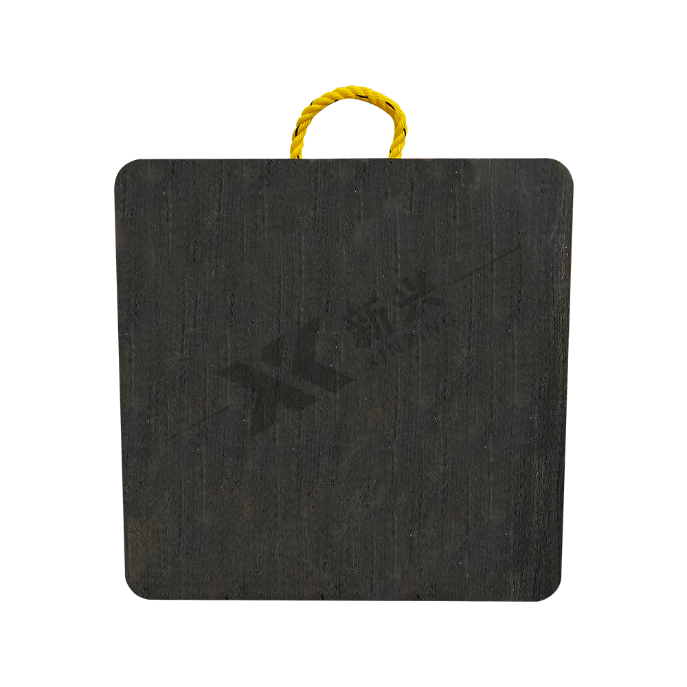 Heavy Duty UHMWPE Crane Outrigger Pad Anti-Slip Ground Support Mat for Construction
